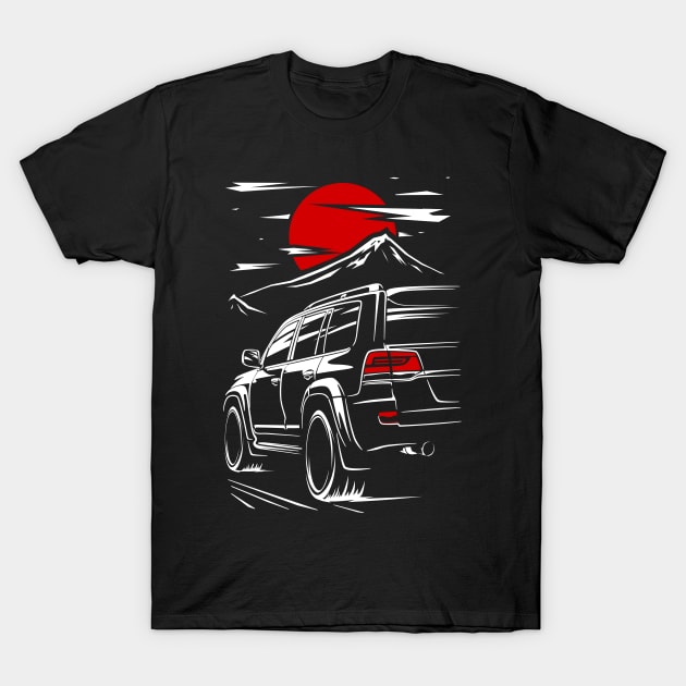 Toyota Land Cruiser 200 T-Shirt by racingfactory